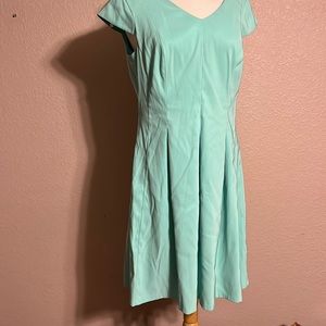Dress barn Mint green dress sz12